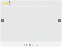 Tablet Screenshot of haystacktechnologies.com